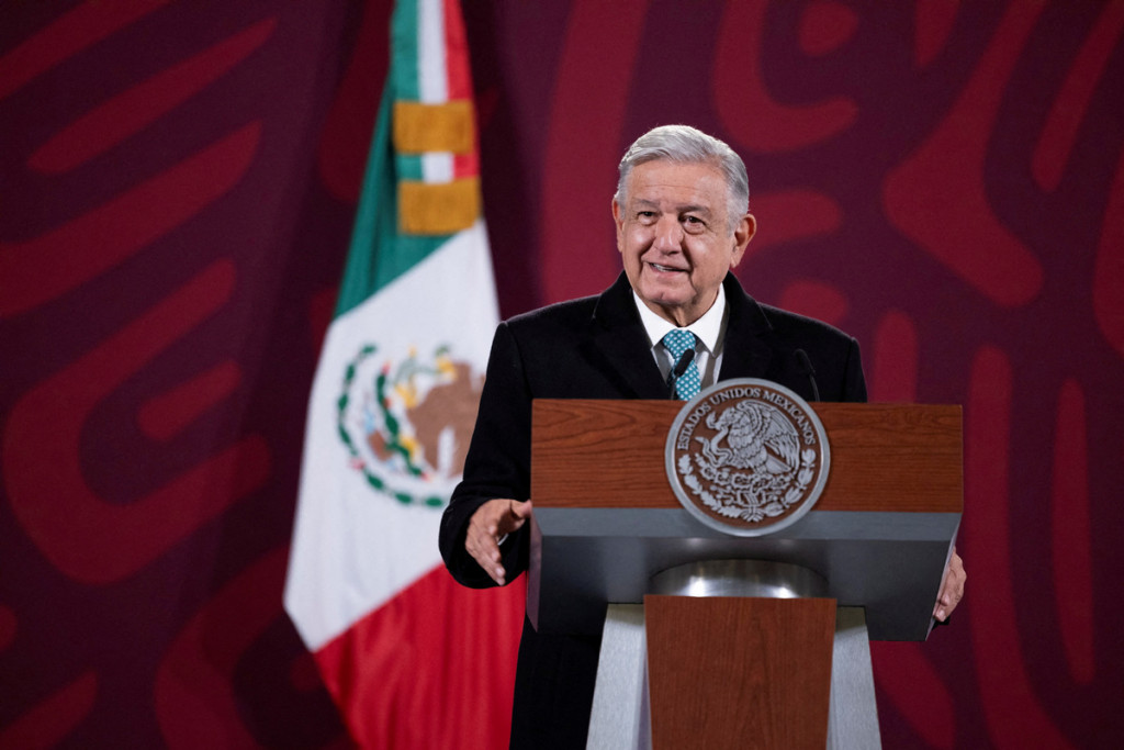 Mexický prezident Andres Manuel Lopez Obrador.