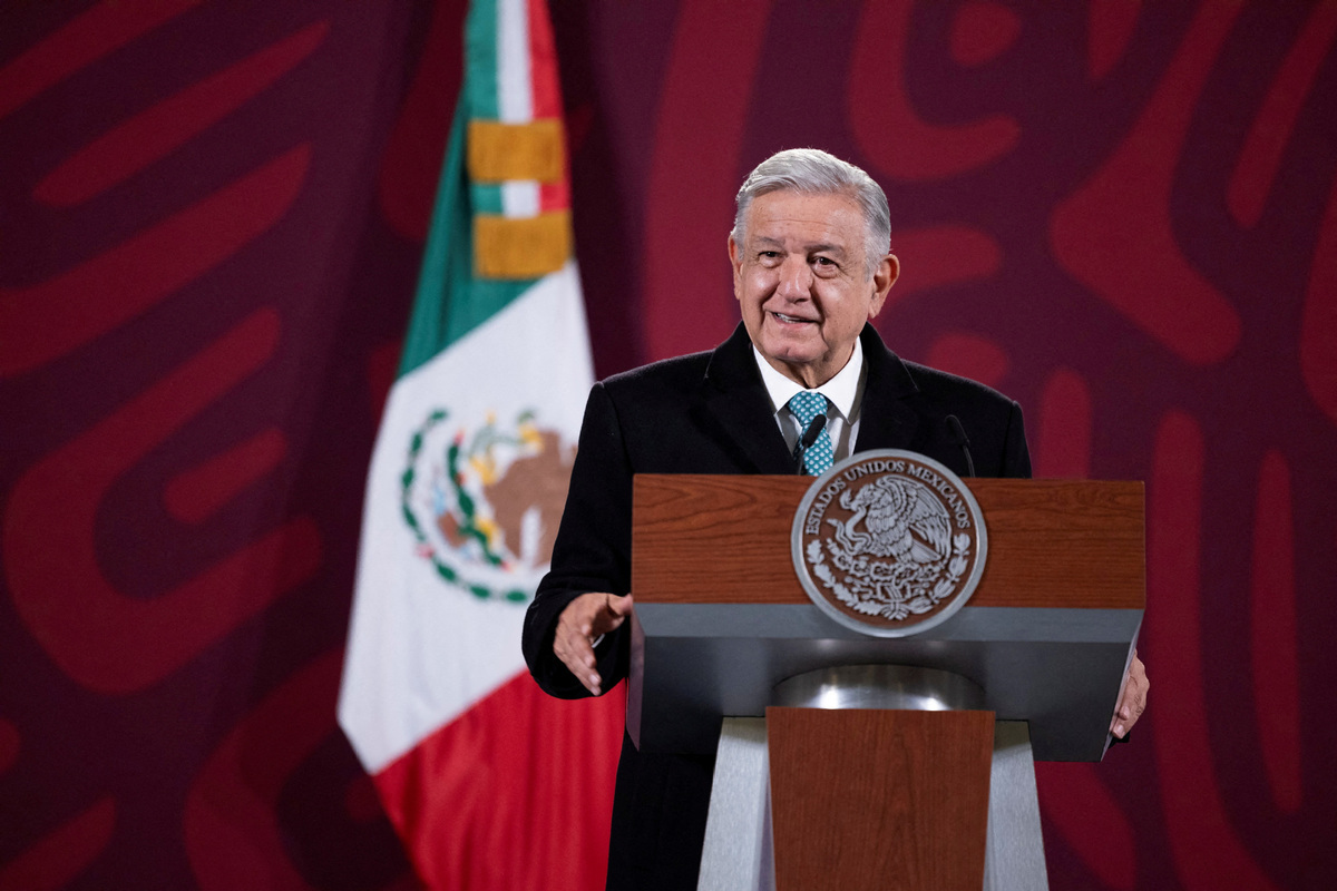 Mexický prezident Andres Manuel Lopez Obrador.