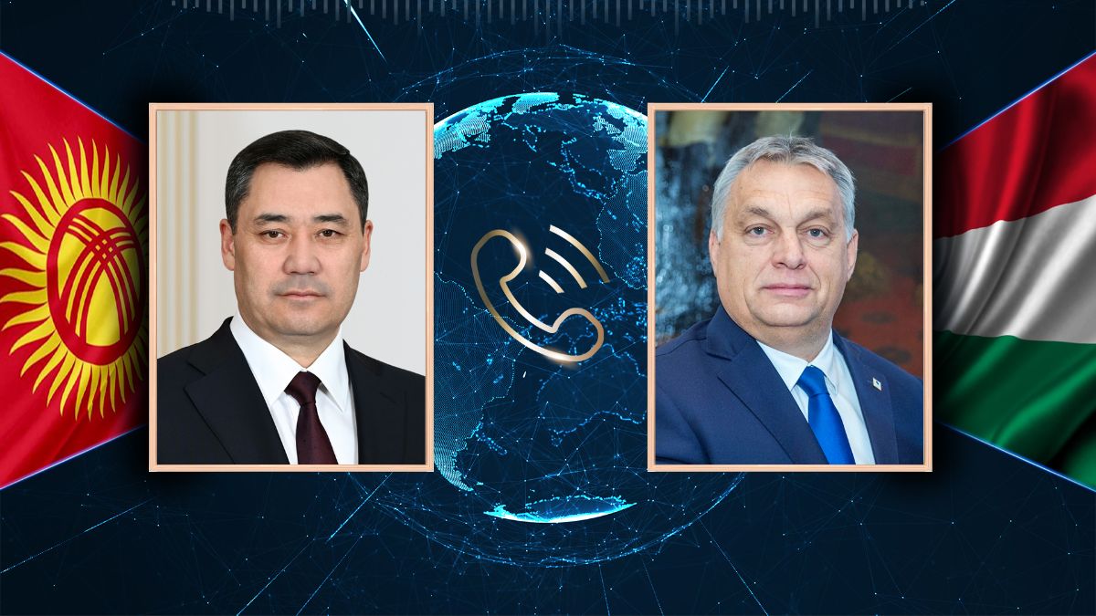 Prezident Žaparov telefonicky hovoří s maďarským premiérem Viktorem Orbánem