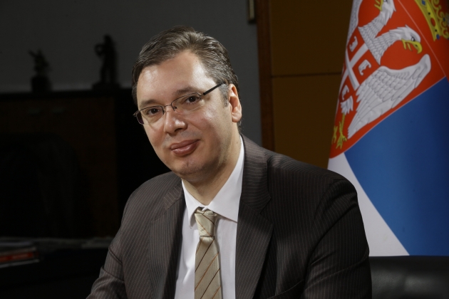 srbský prezident Aleksandar Vučić